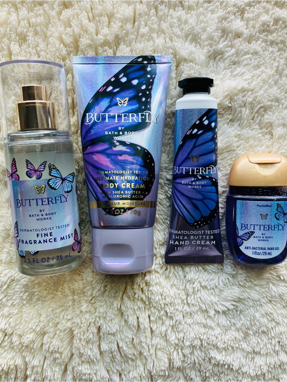 Bath and Body Works Butterfly Mini Set